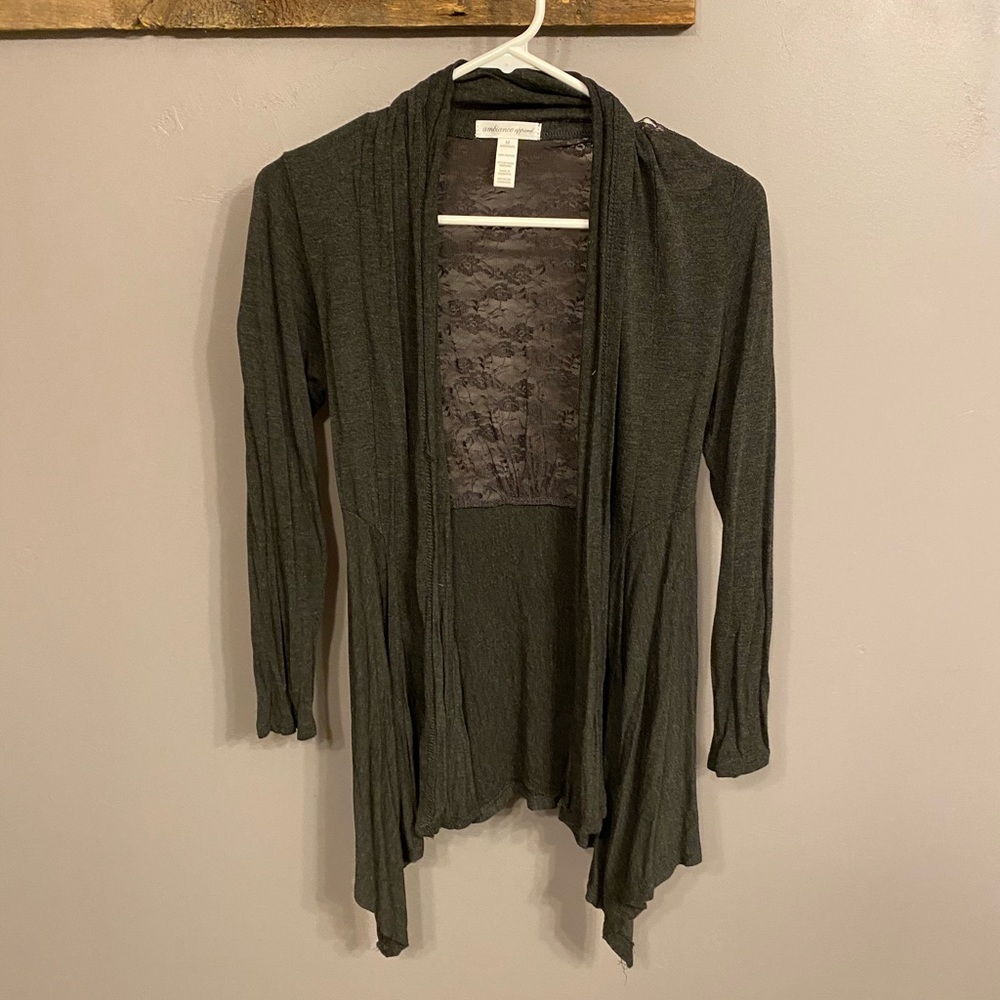 Flowy sheer back cardigan